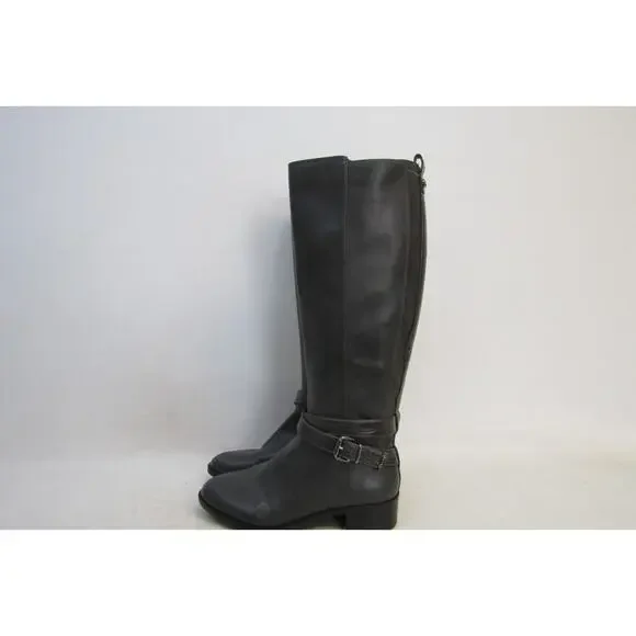 Bandolino Shoes Bandolino Womens Sz M Dark Gray Leather Zip